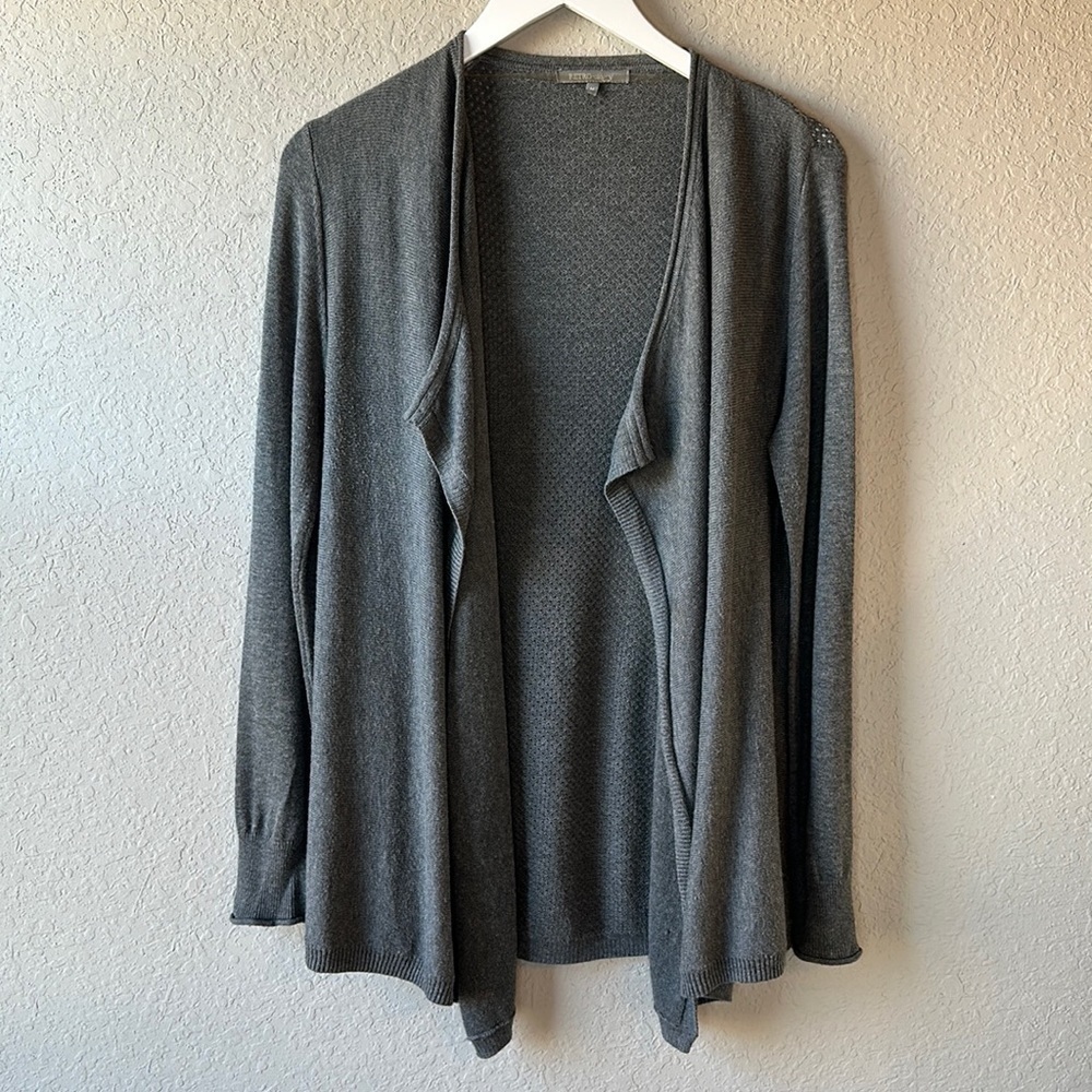 RETRO-ology Shawl Collar Open Front Cardigan‎ Size Medium